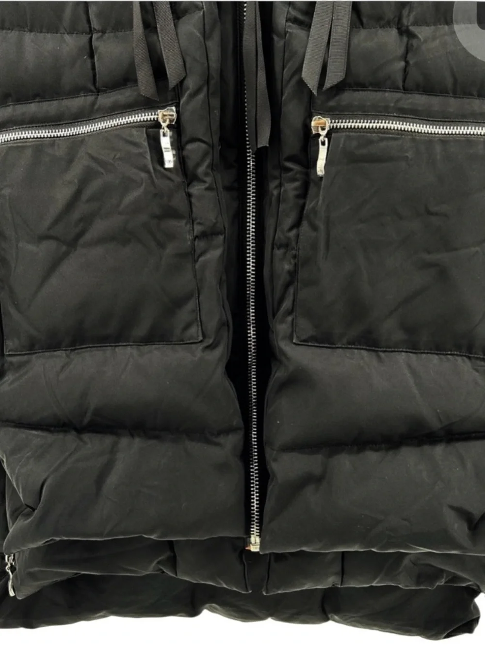 Orolay Hooded Down Jacket With Pockets Sherpa Lined Side Zip Size L